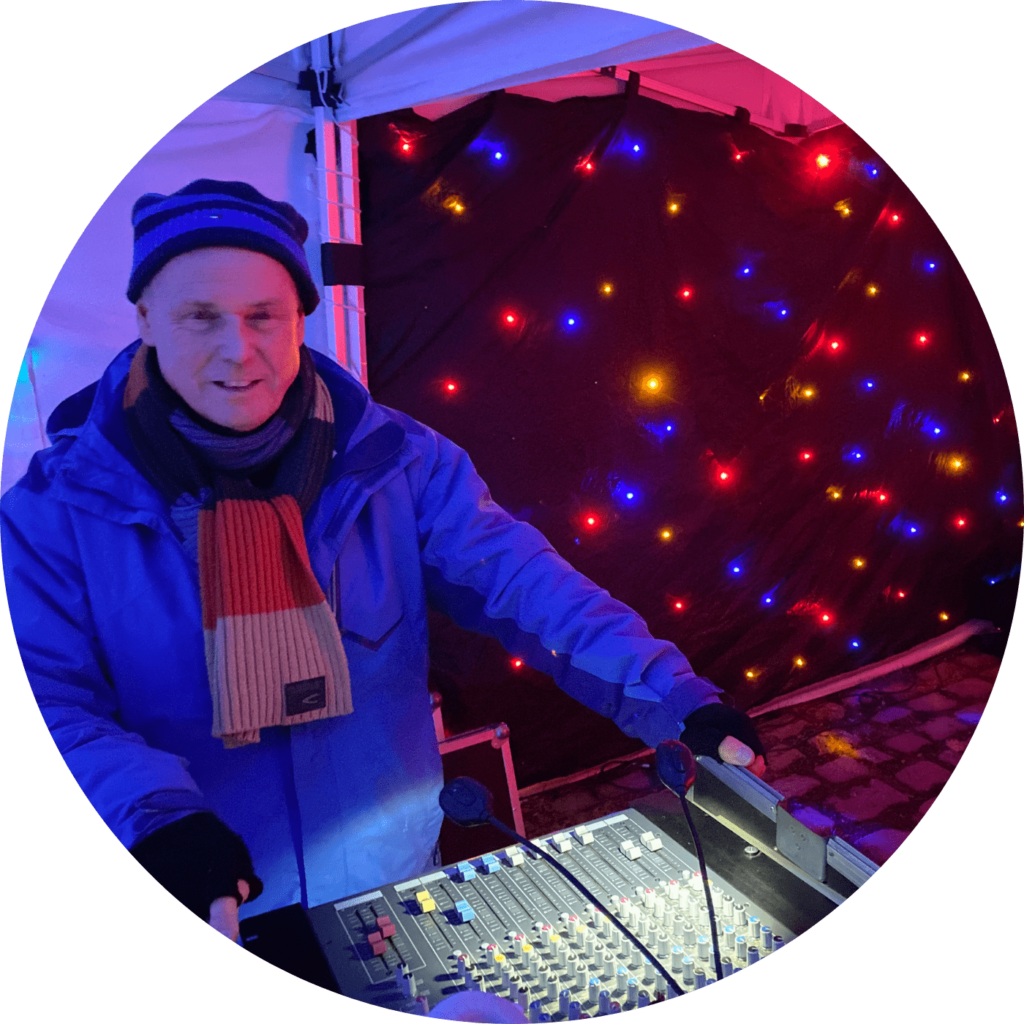 DJ Moderation Techniker Feier Fest Weihnachten